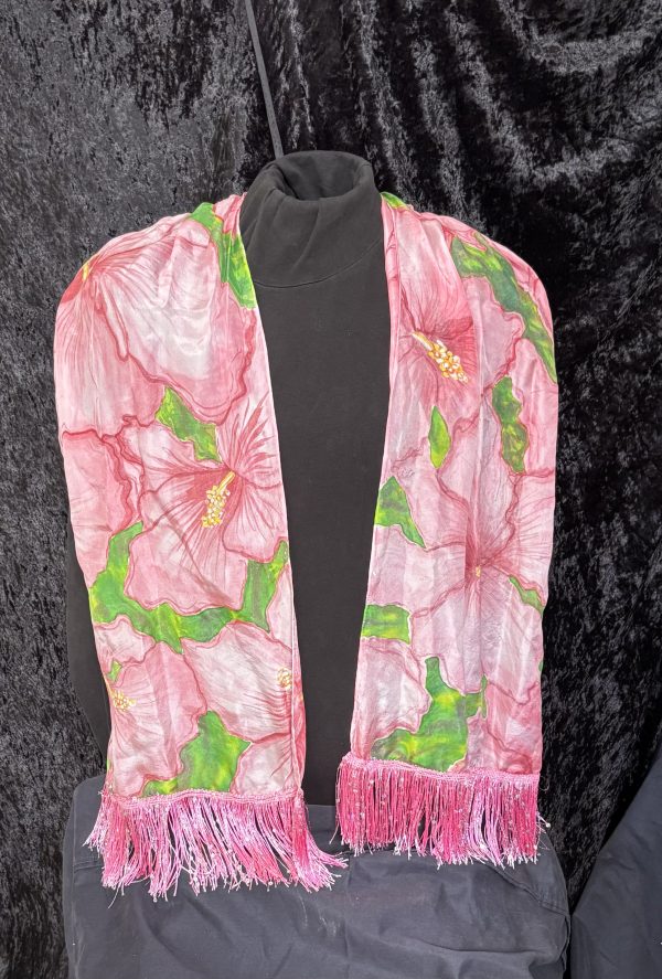 Very short Hibiscus kimono