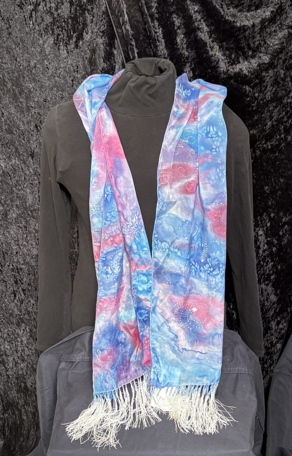 Celestial night skies scarf