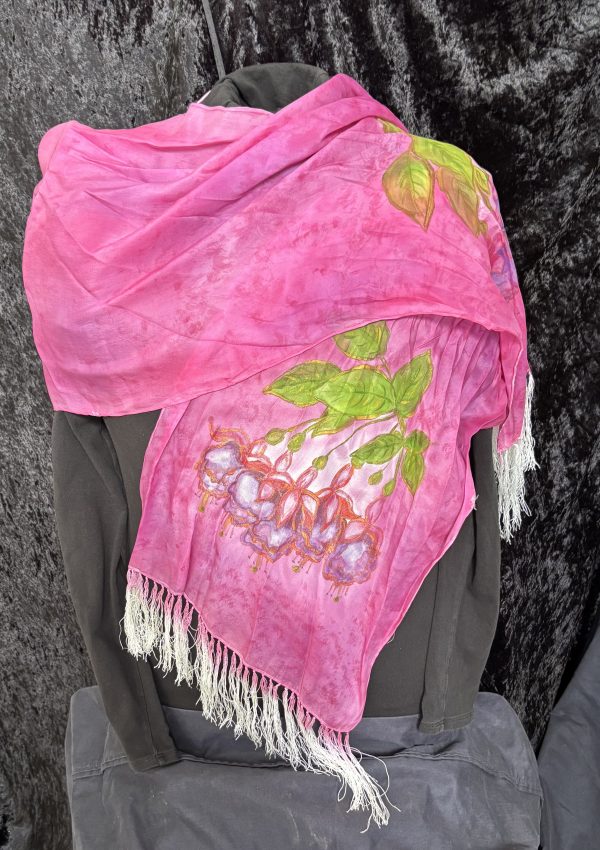 Pink Fuchsia scarf